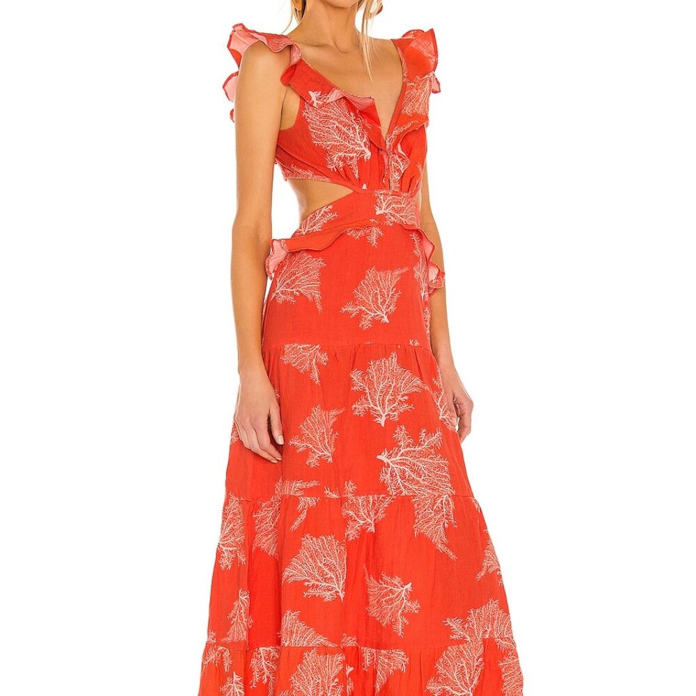 Coral Karina Grimaldi Dress